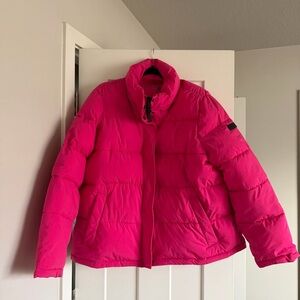 Calvin Klein Pink Puffer Jacket XXL